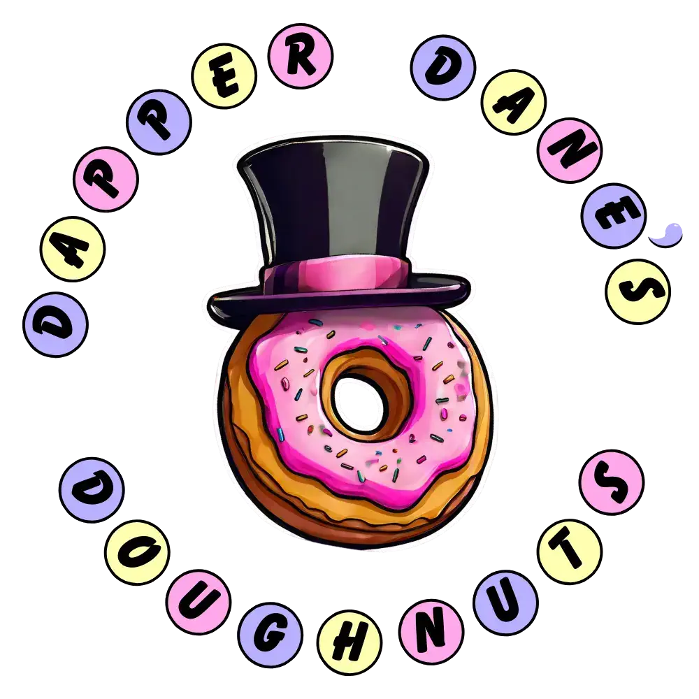 Logo for Dapper Dane's Doughnuts